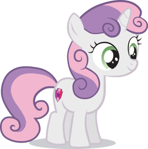 This is the Avatar Image for the Sweetie Belle (My Little Pony, Friendship is Magic) AI Voice and Text to Speech Generator